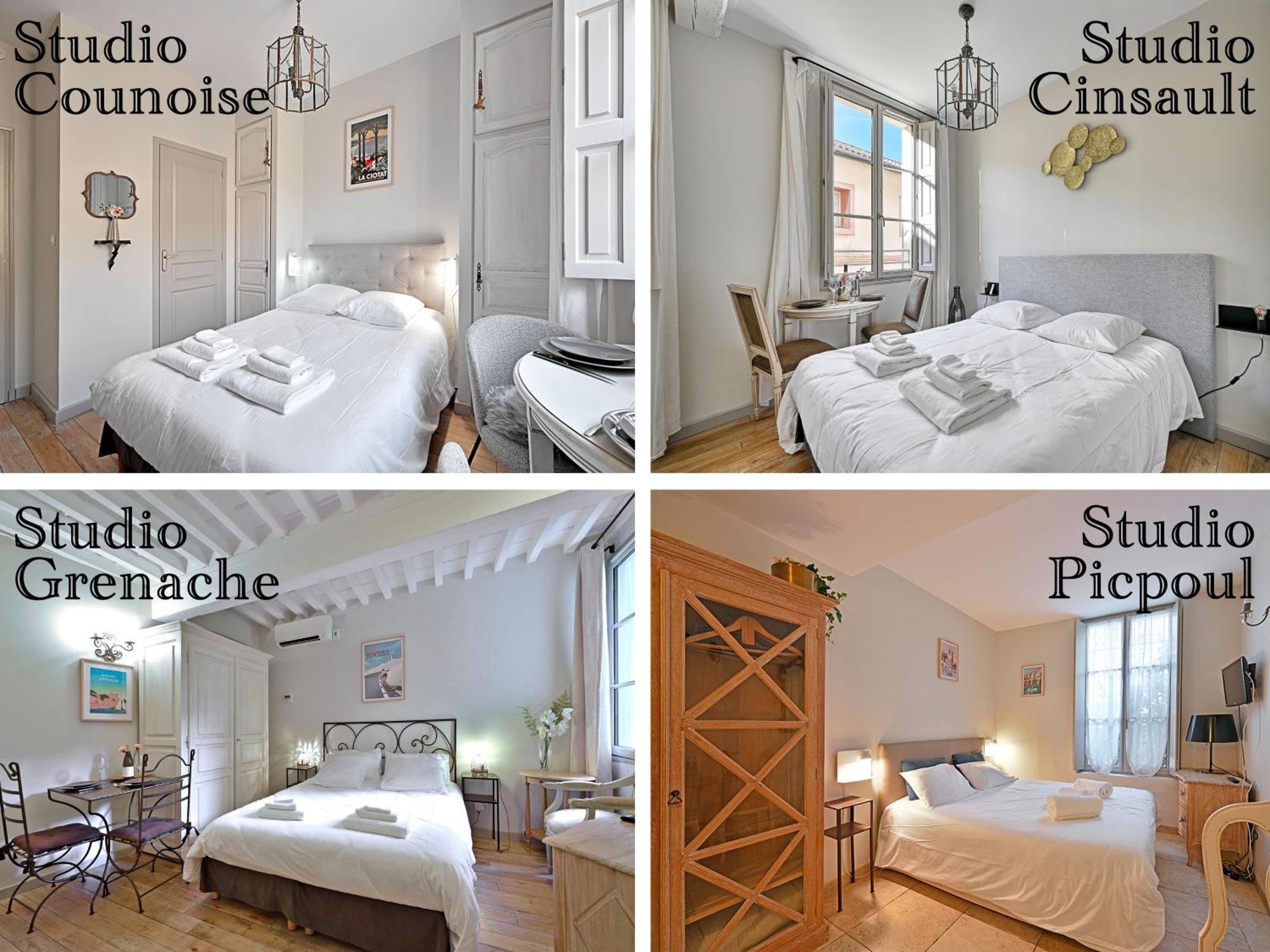Au Coeur Des Papes, Dans Batisse De Charme Studios & Appartements En Coeur De Ville アヴィニョン エクステリア 写真